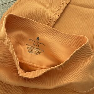 Spiritual Gangster Orange Ripped Leggings